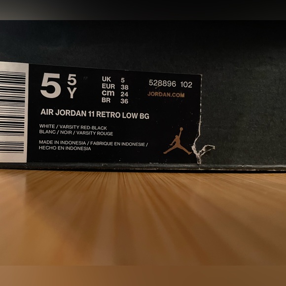 AIR JORDAN 11 RETRO LOW BG - Cherry - Picture 3 of 7